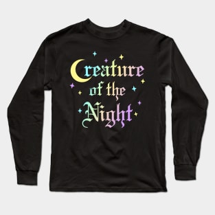 Creature of the Night Rainbow Long Sleeve T-Shirt